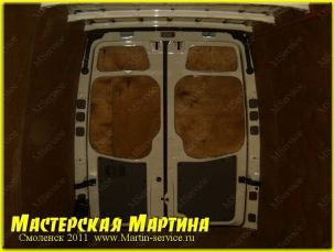 Обработка фанерой фургона Volkswagen Crafter - фото - 5
